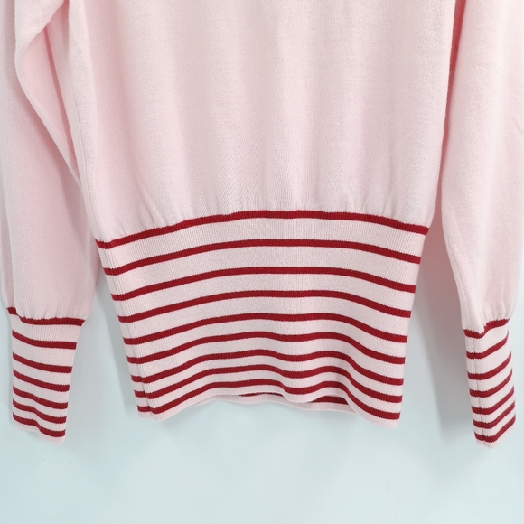Milly Striped Crew Neck Sweater - Picture 5 of 9